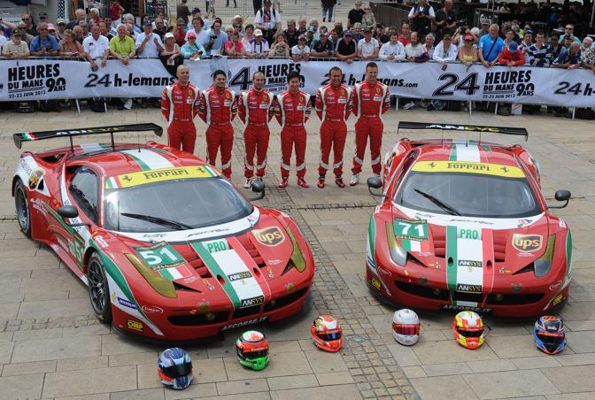 La Ferrari 458 Italia di Gianmaria Bruni, Giancardo Fisichella, Matteo Malucelli 